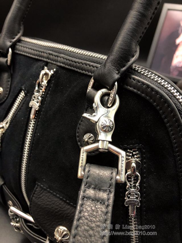 chrome hearts包 克羅心貝殼belt bags皮帶款機車包 純銀五金 克羅心手提包  gjc2032